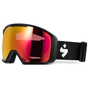 Sweet Protection Volwassen Klok MAX Reflect BLI (Low Bridge) Goggles, Rig Topaz+Rig L amethist/mat zwart/zwart, één maat