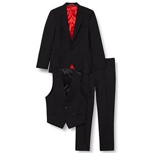 HUGO Heren Arti/Hesten232V1X Suit, Black1, 46, zwart 1, 46