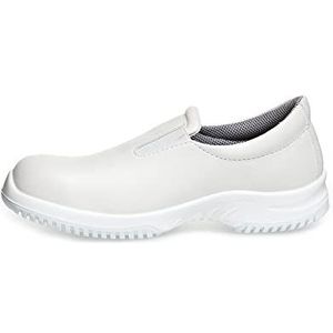 Abeba ESD-schoen uni6 slipper, wit, microvezel, CE, EN ISO 20345:2011, S2, maat 48