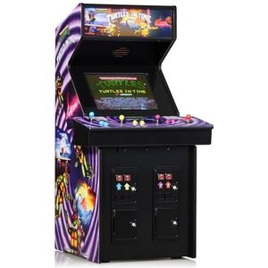 Numskull - Turtles in Time - Mini Arcade - Houten Replica - 1/4 Schaal - Oplaadbare Batterij