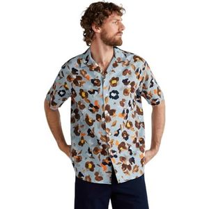 United Colors of Benetton Overhemd M/M, Blauw, XL