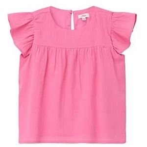 s.Oliver Junior Girl's Blouse, korte mouwen, roze, 104/110, roze, 104/110 cm