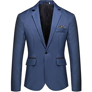 Heren kostuumjas met één knop blazer slim fit overhemd jassen herfst zakelijke kantoor jassen Amerikaanse mannen mode avondcocktail business set jas slanke jas, Rosa Roja, 5XL