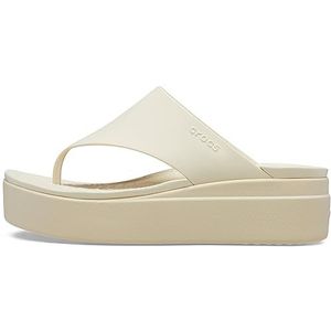 Crocs Brooklyn Flip infradito beige da Donna 208727-2Y2, Bone., 43 EU