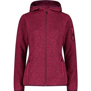 CMP - Damesjas van Knit-Tech met vaste capuchon, fuchsia-amarant, 42