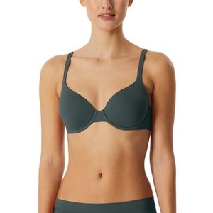 Schiesser Damesbeha met cup met zachte unieke Micro, Donkergroen_181125, 75A
