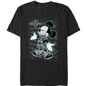 Disney Kingdom Hearts - Mickey Hearts Unisex Crew neck T-Shirt Black 2XL