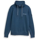 TOM TAILOR - 39218 - Sweat-shirt - Real Teal Grindle Structure - Voor Man