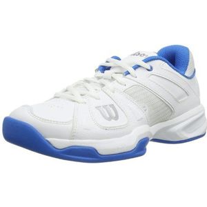 Wilson ACCESS W WHITE/WHITE/POOL 9 WRS318150E090 tennisschoenen voor dames, Meerkleurig wit zwembad, 41.50 EU