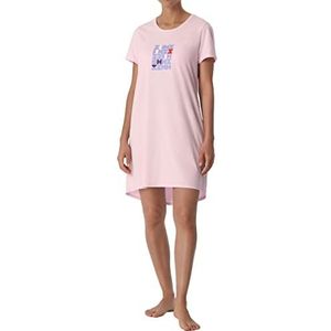 Schiesser Dames Sleepshirt 1/2 mouw, 85cm nachthemd, roze, 34, roze, 34