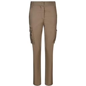 VELILLA 103002SW stretchbroek voor dames met meerdere zakken, Beige, 32