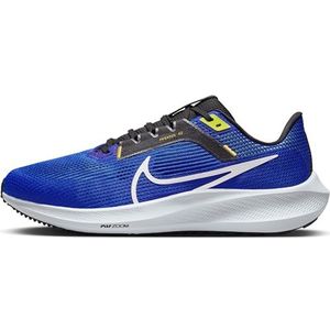 Nike Air Zoom Pegasus 40 Wide, sneakers voor heren, Racer Blue/White-Black-Sundial, 49,5 EU, Racer Blue White Black Sundial, 49.5 EU