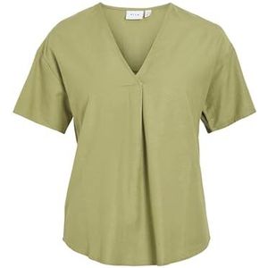 Viprisilla V-hals S/S Top/1, sage, 44