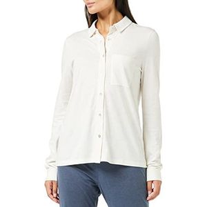 Triumph Dames Mix & Match Jersey Shirt Pyjama Top, White - Light Combination, 46