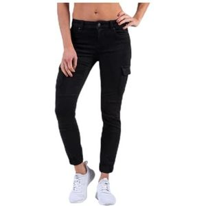 ONLY Missouri Skinny Cargo Broek met enkelmanchet, zwart, 40W / 34L