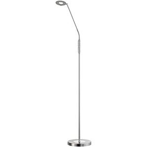 Fischer & Honsel Dent staande lamp, nikkelkleuren