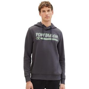 TOM TAILOR Sweatshirt voor heren, 10899 - Tarmac Grey, XL