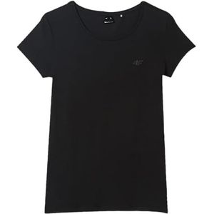 4F NOSD4-TSD300-21S T-shirt Vrouw, Zwart