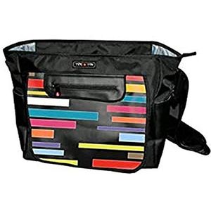 Trisyton City Tris & Ton schoudertas voor mama of papa model met 12 zakken, 6 binnenvakken, gemakkelijk aan de kinderwagen te bevestigen en met ritssluiting (Trisyton)