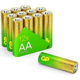 AA batterij GP Ultra Alkaline 1,5 V, 12 stuks
