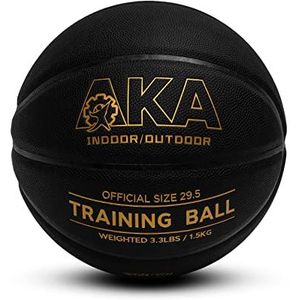 AKA Gewogen Lederen Basketbal | 3 lbs 29.5'' Maat 7 Zware Basketbal