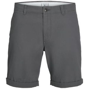 JACK & JONES Herenshorts, grijs (asphalt), XXL