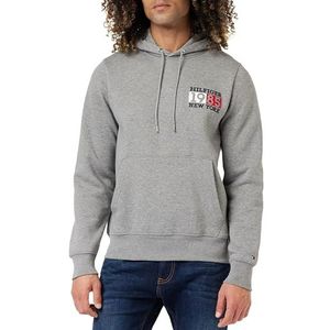 Tommy Hilfiger Hoodies voor heren, Grijs (Medium Grey Heather), M
