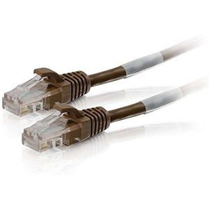 C2G 7M bruin Cat5e Ethernet RJ45 hoge snelheid netwerk kabel, LAN Lead Cat5e UTP Patch kabel
