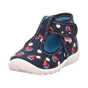 Superfit jongens spotty pantoffels, donkerblauw, meerkleurig 8030, 21