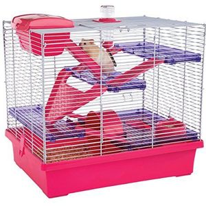 Rosewood Pico Hamster Kooi, Extra Groot, Roze
