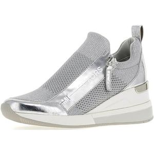 Michael Kors Willis Wedge Trainer, damessneakers, Zilver, 37.5 EU
