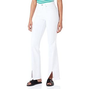 s.Oliver Selina Flared Leg Damesjeans, wit, 42