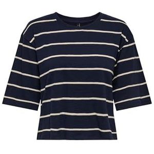 Onlsummer S/S Boxy Top JRS, navy blazer, M