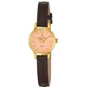 Festina dames analoog kwarts horloge met lederen armband F20261/2