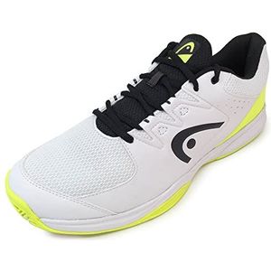 HEAD Unisex Grid Squash schoen, wit/geel, 9 UK