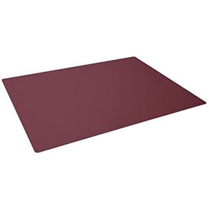 Durable onderlegger met decoratieve groef, 65 x 50 cm, antislip, PP, Made in Germany, rood, 713303