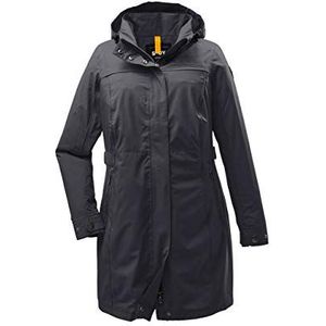 STOY Thiant Wmn Prk C functionele parka voor dames, met afritsbare capuchon, grote maten