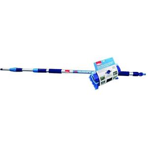 Hilka 84993003 3 m uitschuifbare wasborstel en zuigmond set, blauw