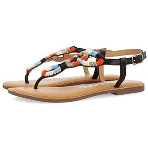 GIOSEPPO Mandaue platte sandalen met kralen decoratie, meerkleurig, Meerkleurig, 36 EU