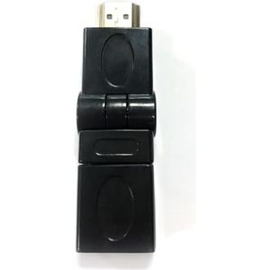 HDMI-stekker naar vrouwelijk in elegant zwart. Ideaal voor het aansluiten van apparaten op uw tv, projector of monitor. Zorgt voor beeld- en geluidskwaliteit!