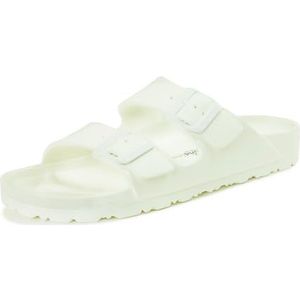 Natural World 7051-705-37, platte sandalen voor volwassenen, uniseks, wit, 37 EU, Wit, 37 EU