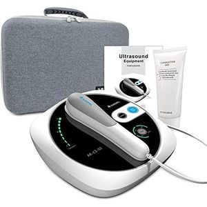 YUNCHI Ultrasone therapieapparaat, fysische therapie-uitrusting met 60 ml gel, thuis gebruiken geruisloos nee irritatie geneesmiddel vrij micro massage apparatuur CS02