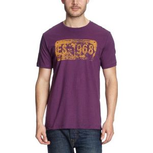 ESPRIT Heren Shirt/T-shirt S30602, Violet (537 Light Plum), 50 NL