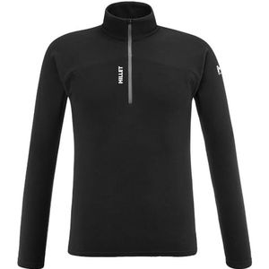 Millet - K Lightgrid PO M - Lichtgewicht fleece voor heren - bergbeklimmen, naderen, wandelen, lifestyle, zwart - zwart