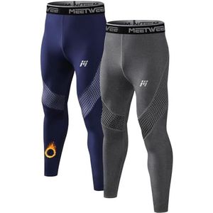 MEETWEE Thermische onderbroek voor heren, thermisch ondergoed, lange onderbroek, winterlegging, functioneel ondergoed, skiondergoed, warm ondergoed voor mannen