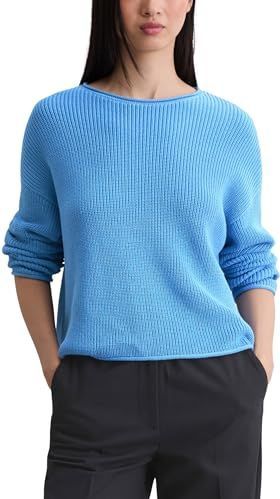 Marc O'Polo - Trui - Lichtblauw - Knitwear - Boothals