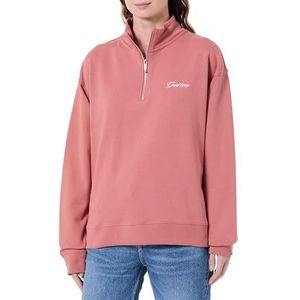 GANT Script Half Zip Sweat, Faded Brick, XS