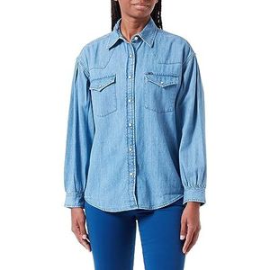 Lee Dames Seasonal Western Shirt, blauw, M