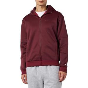 Champion Legacy American Classics - Storm Fleece Full Zip Sweatshirt met capuchon, Red TBR, S Heren FW23, Rosso Tbr, S