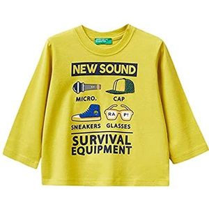 United Colors of Benetton jongens t-shirt, Verde 159, 3 Maanden